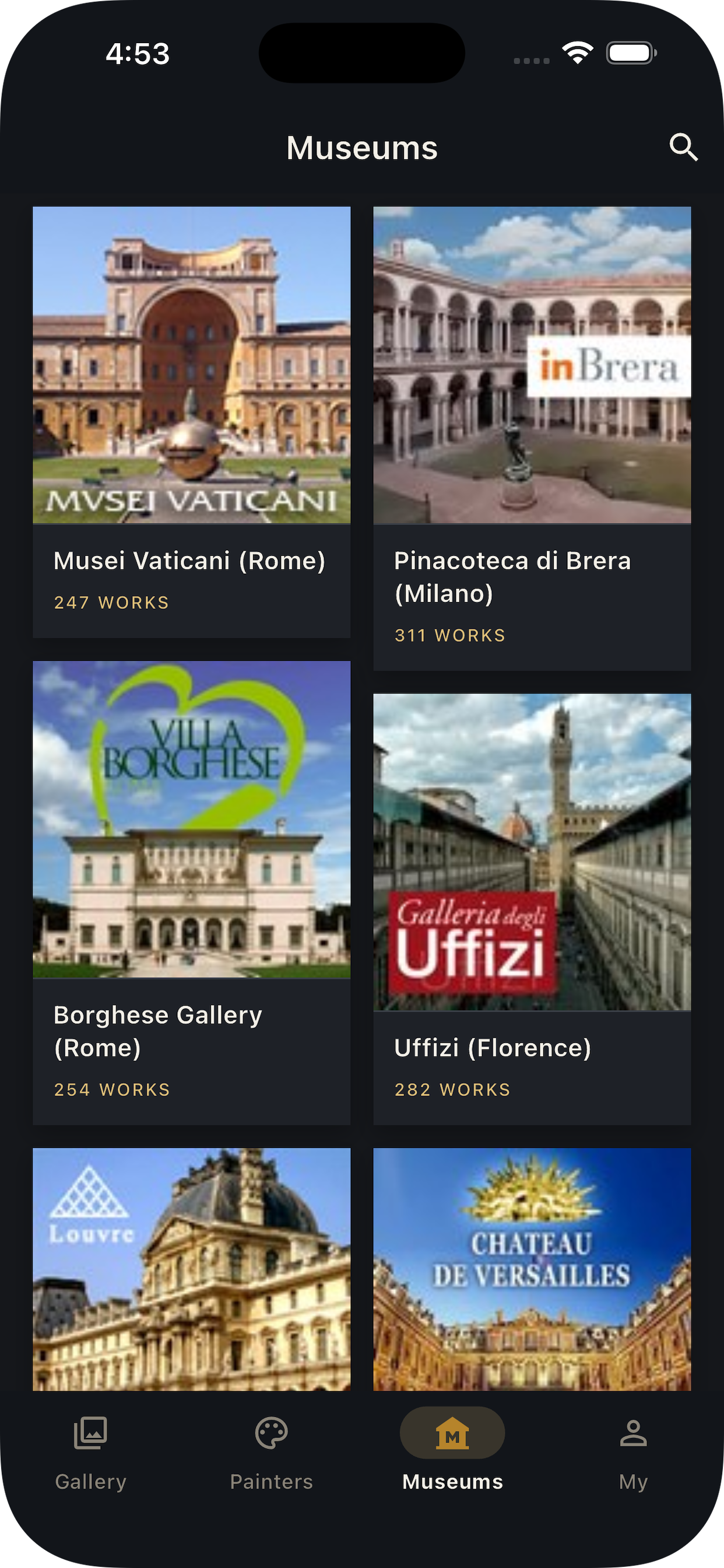 World famous museums